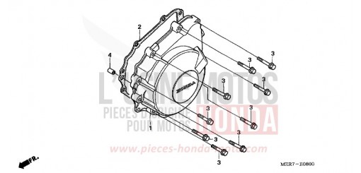 GENERATORABDECKUNG (CBF600S6/SA6/N6/NA6) CBF600NA6 de 2006
